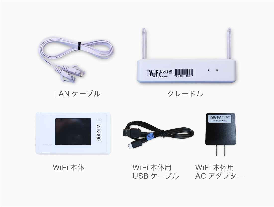 WiMAX WiFi RENTAL STORE / WiMAX WX05 クレードルセットレンタル
